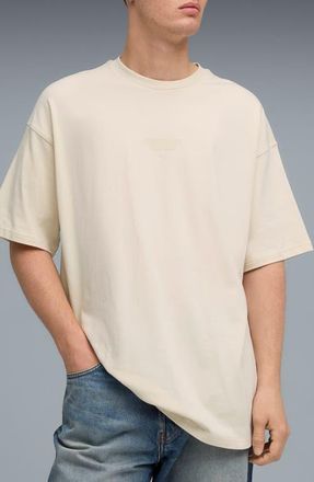 Puma Porsche League Oversize Cotton T-Shirt in Alpine Snow at Nordstrom, Size Xx-Large