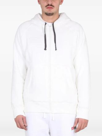 Diesel zip-up hoodie - men - Cotton/Polyester - M - White