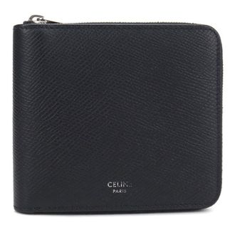 Celine Black Leather Wallet (Bi-Fold) (Pre-Owned)
