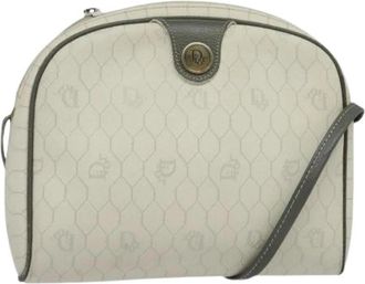 Dior Pre-owned Vintage PVC Schoudertas - Dames - Vintage Schoudertas - Wit - ONE Size - Leer - Vintage