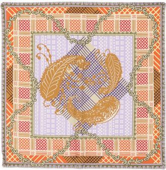 Mantero 1902 Print Patchwork-effect Scarf