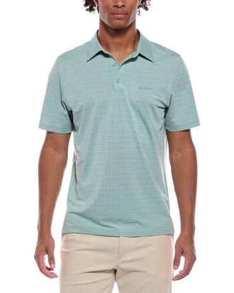 Ben Sherman Stripe Tech Jersey Polo Shirt
