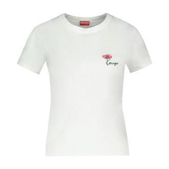 Kenzo Womens Cotton T-Shirt White