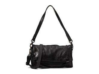 Bed St&uuml; Amina Clutch Womens Handbags Black Dip-Dye, Leather