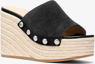 Michael Kors Mayes Suede Wedge Sandal