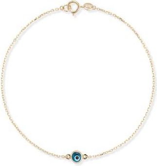 Ember Fine Jewelry 14K Evil Eye Charm Bracelet in Gold at Nordstrom Rack