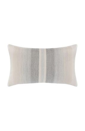 Elaine Smith Ombre Stripe Indoor & Outdoor Woven Accent Pillow in Grigio at Nordstrom, Size 12X20