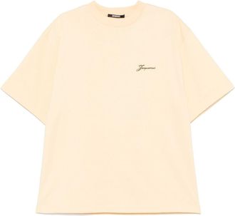Jacquemus T-shirt Le T-shirt Halt&egrave;re - Giallo