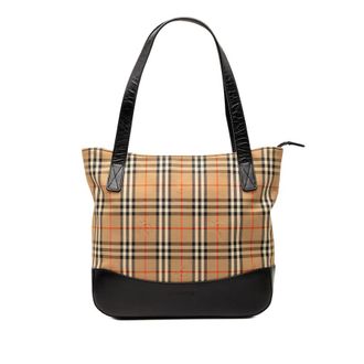 Burberry Pre-owned Burberry Haymarket Check Canvas Tote Ladies RSQ8Q3I4Z0FAJ81C