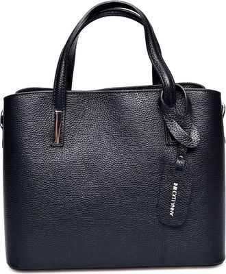 Anna Luchini Zwart Rundleer Tas