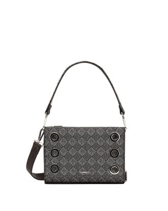 Hammitt Hammitt Montana Clutch Diamond Marquee Silver Sml