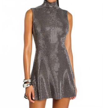 Retrof&ecirc;te Sonnet Embellished Dress In Dusk