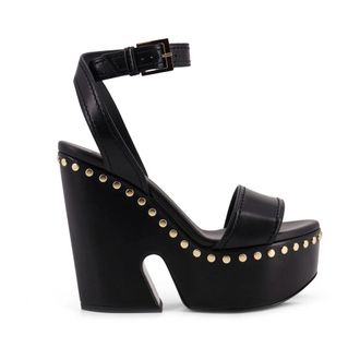 Givenchy Clog Platform Sandals - female - Givenchy - High Heel Sandals - Black - 6 UK - Shoes