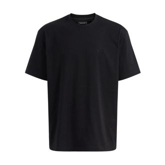 Yohji Yamamoto T-Shirts, male, Black, Size: M REG SS Tee