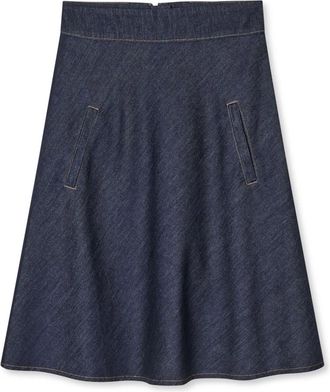 Mads Norgaard Mujer, Faldas, Azul, Talla: 3XL