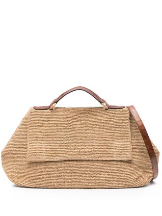 Ibeliv Lahady raffia tote bag - Neutrals
