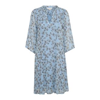Part Two Faded Denim Scattered Flower Dress - female - Part Two - Short Dresses - Multicolor - XS - Dresses