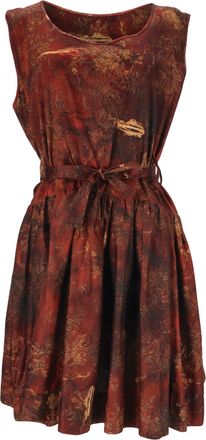 Vivienne Westwood Anglomania Gabion Dress in Multicolor Cotton