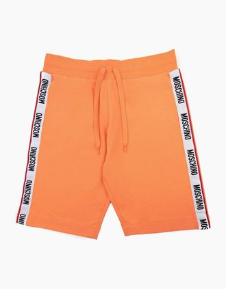 Moschino Mens Moschino Underwear Logo Tape Shorts Orange 0035 - Size: 35/34/32
