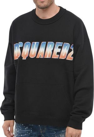 Dsquared2 Black Crew Neck Sweatshirt