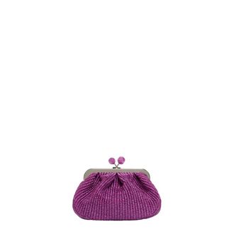 Max Mara Pasticcino Bag Small - Dames - Tassen - Paars - Maat: ONE Size Katoen