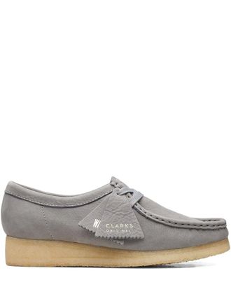 Clarks Wallabee brogues - women - Calf Suede/Calf Leather/Rubber - 37.5 - Grey