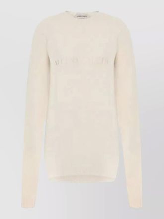 Alberta Ferretti crew neck knitwear long sleeve ribbed top