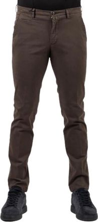 BRIGLIA 1949 Slim-fit Broeken - Heren - Slim Fit Broeken - Bruin - M - Broeken