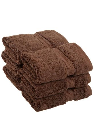 Superior 6Pc Egyptian Cotton Washcloth Set