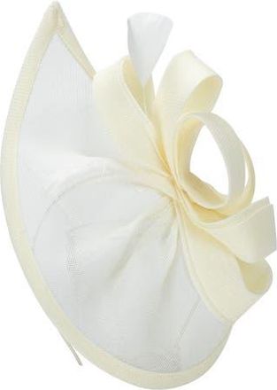 San Diego Hat Company Mesh Fascinator with Feathers in Ivory at Nordstrom Rack