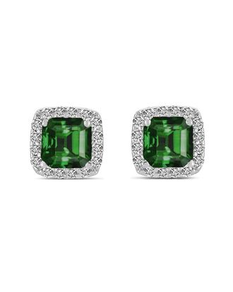 Rachel Glauber 14K Plated Cz Studs