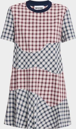 Moschino Check Mini T-Shirt Dress