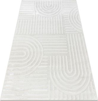 RugsX Rugsx - Tappeto balance 1918 crema - Geometrico, strutturale, glamour beige 80x150 cm