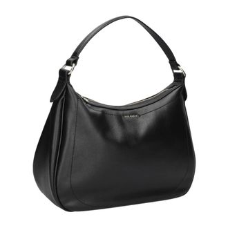 Ted Baker Lyshia Webbing Strap Grote Leren Hobo Tas - Dames - Schoudertassen - Zwart - ONE Size - Katoen - Tassen