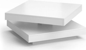 Vicco Mesa de centro Elias, Blanco, 70 x 70 cm Vicco