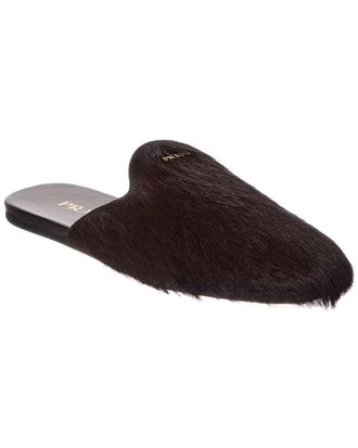 Prada Logo Leather Mule