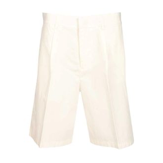 Emporio Armani Poplin Bermuda Shorts - male - Emporio Armani - Casual Shorts - White - S - Shorts