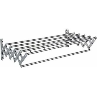 OEM Toallero, Tendedero De Ropa, Extensible, De Acero Inoxidable, Para Montaje En Pared, Con 5 Barras Para Colgar, Ideal Para Ba&ntilde;o, Balc&oacute;n O Sala De Estar
