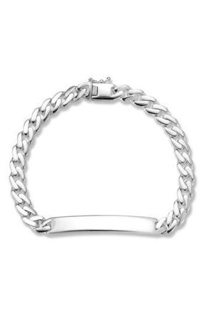 Yield of Men ID Bracelet in Silver at Nordstrom Rack, Size 9