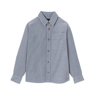 A.P.C. Basile Overshirt - Heren - Casual Overhemden - Blauw - M - Katoen - Overhemden