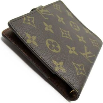 Louis Vuitton Vintage, unisex, Bruin, ONE Size, Pre-owned Wallet