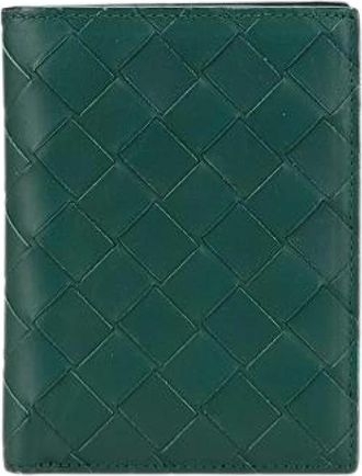 Bottega Veneta Pre-owned Wallets, female, Green, Size: ONE SIZE Pre-owned Leather Wallet
