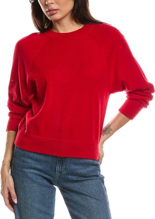 Fort&eacute; Cashmere Rib Trim 100% Cashmere Sweatshirt