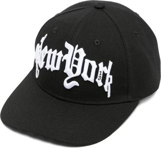 R13 Cappello da baseball con ricamo New York - Nero