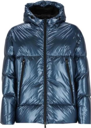 Herno Laminar Down Jacket - Heren - Gewatteerde jassen - Blauw - L - Jassen