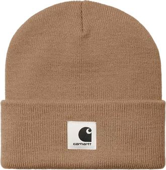 Carhartt Work in Progress Ashley ribbed beanie hat - women - Acrylic - One Size - Neutrals