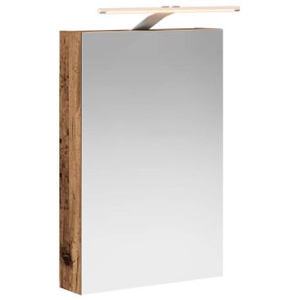 vidaXL Armario Con Espejo De Ba&ntilde;o Madera Vieja 40 X 10,5 X 60,5 Cm Vidaxl