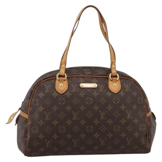 Louis Vuitton Montorgueil Monogram Canvas Brown Canvas Handbag (Pre-Owned)