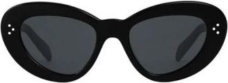 Celine Bold Cat Eye Zonnebril - Dames - Zonnebrillen - Zwart - ONE Size - Accessoires