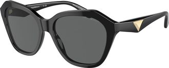 Emporio Armani EA4221 501787 Womens Sunglasses Black Size 56